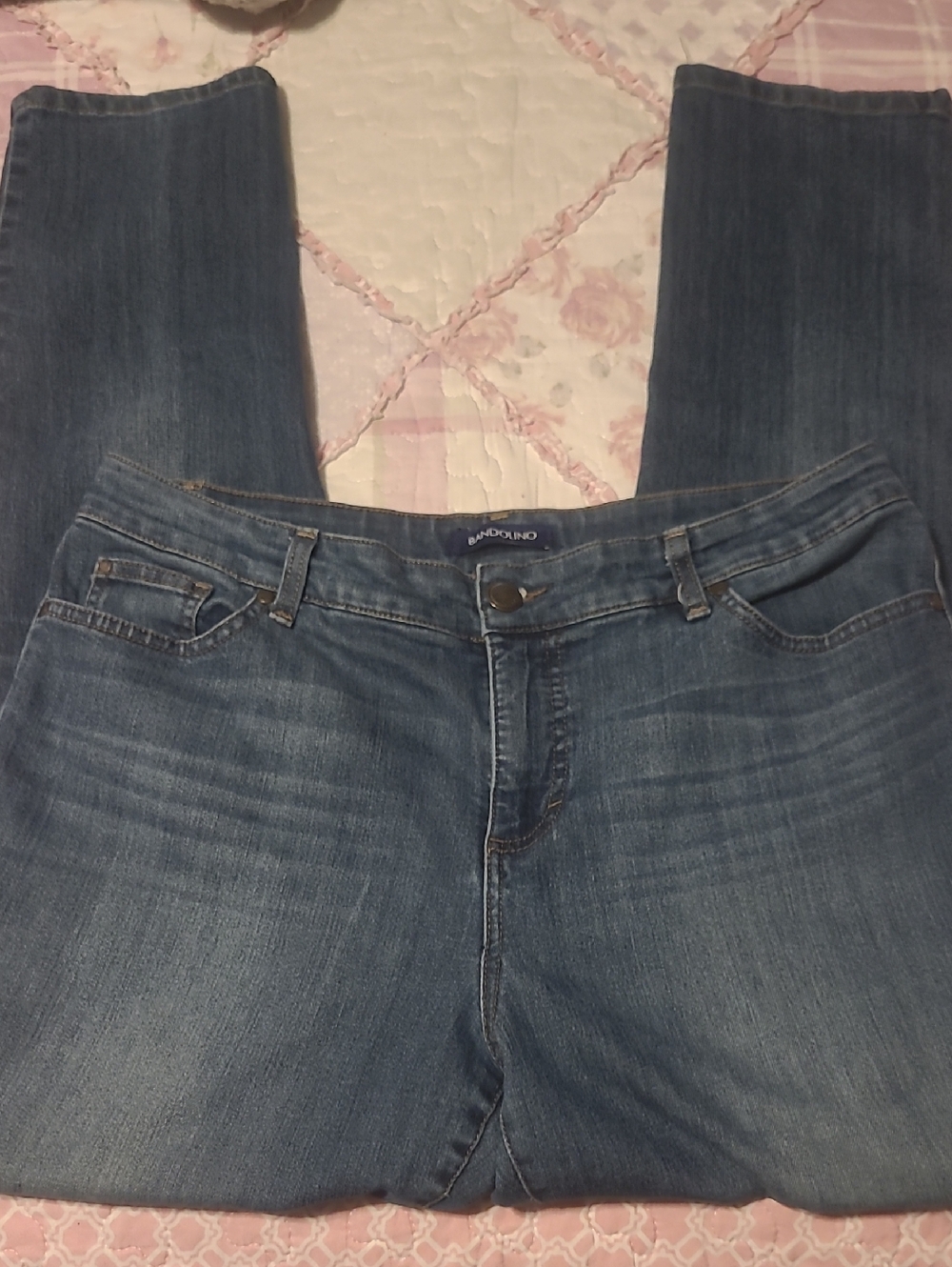 Bandolino Women's Medium Blue Boot Cut Jeans